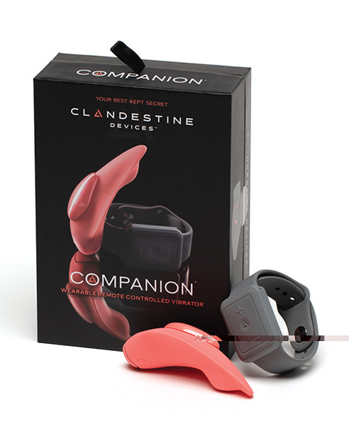 'clandestine Devices Companion Panty Vibe W/wearable Remote - Coral