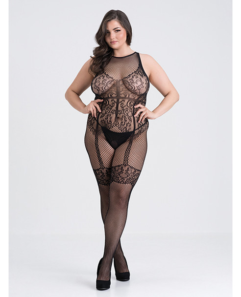 Fifty Shades Of Grey Captivate Lacy Body Stocking Black Qn