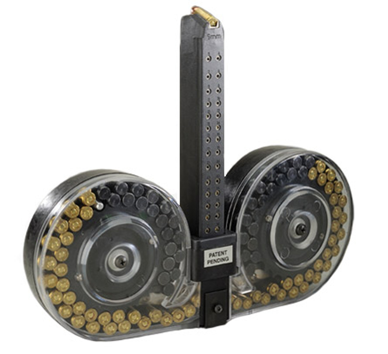Glock magazine 9mm 100 round drum mag abide armory