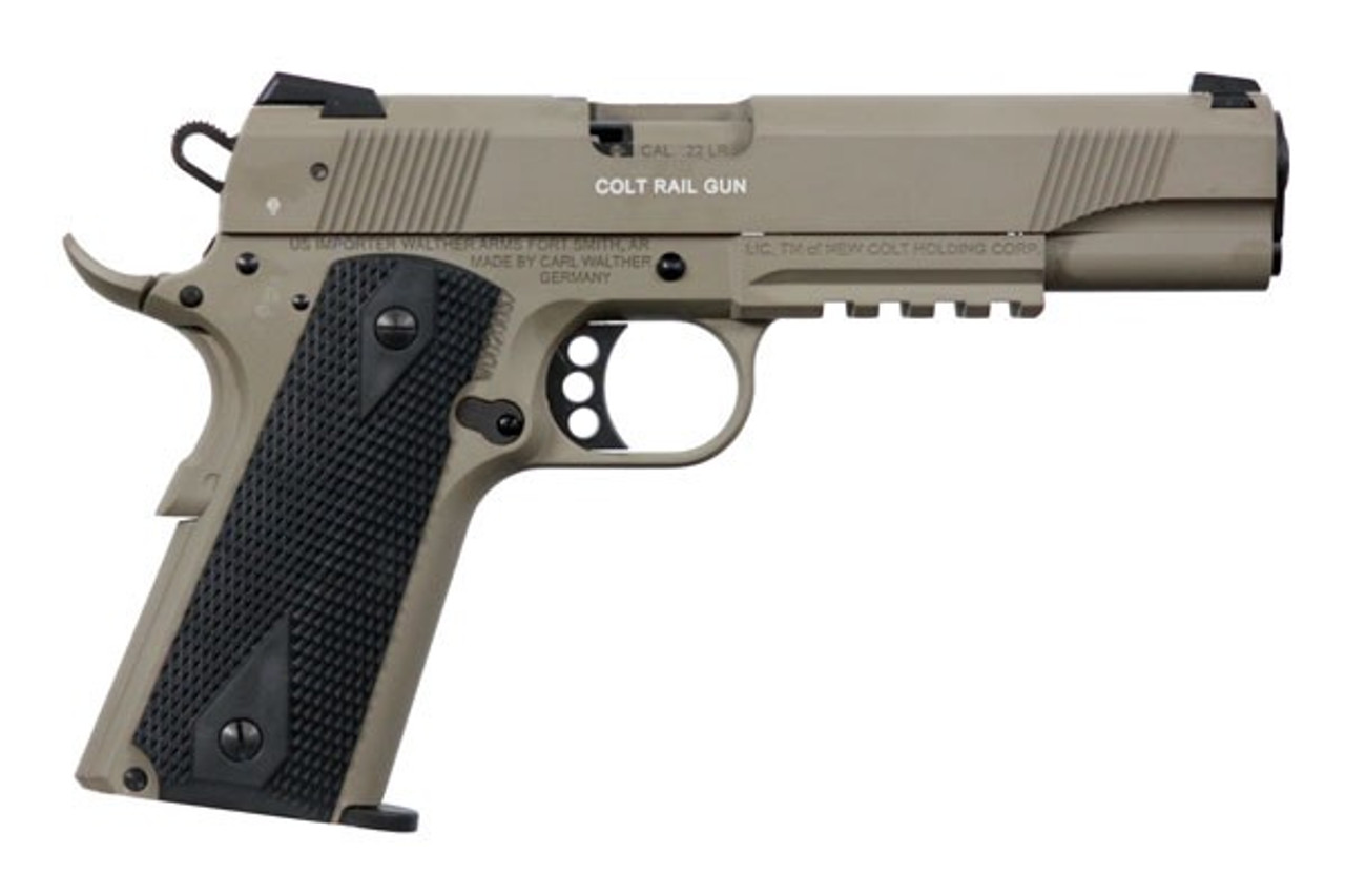 colt 1911 a1 22lr fde rail gun colt 1911 a1 22lr fde rail gun