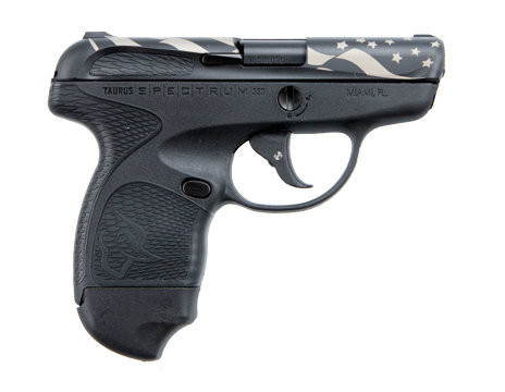 Taurus Spectrum 380 Acp Black With American Flag Black