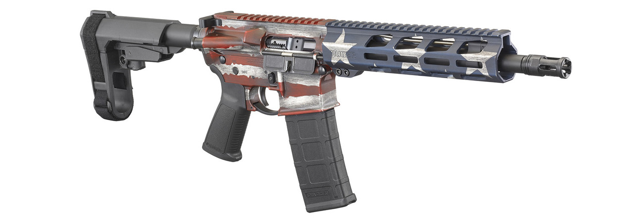 Ruger Ar 556 Pistol 5 56 Nato 10 1 2 Sb Brace Flag Edition Abide Armory