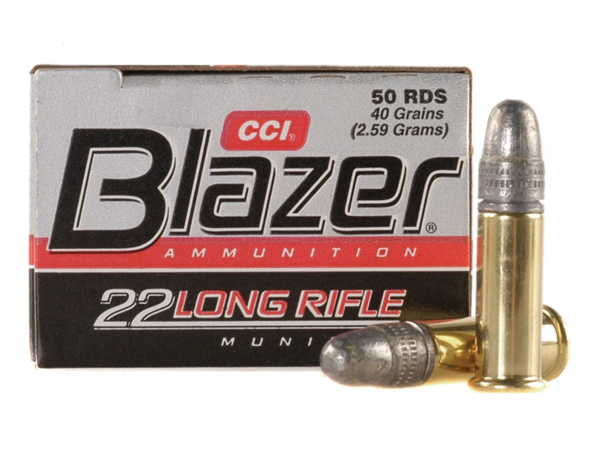 Cci Blazer 22 Lr 40 Grain Lead Round Nose 50 Rounds Box Target Ammo
