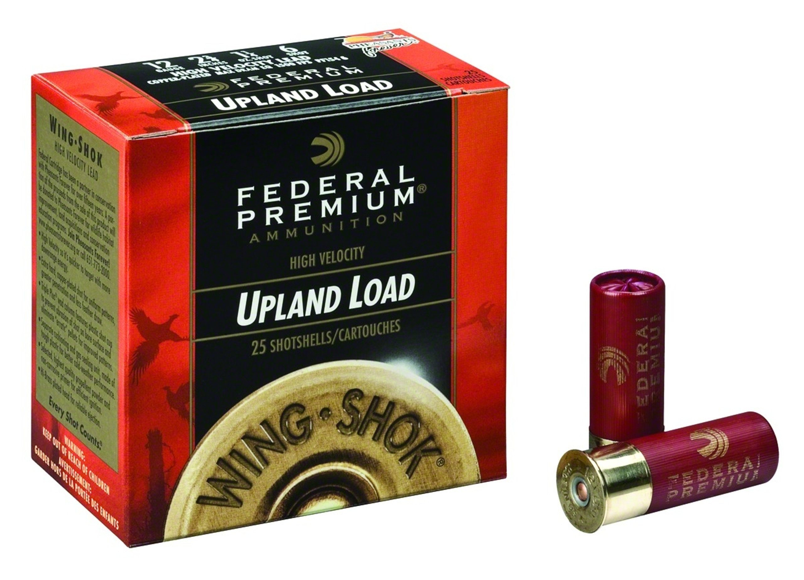 Federal Premium WingShok 12 Ga 23/4", 13/8 oz. 6 Shot 25 Rounds