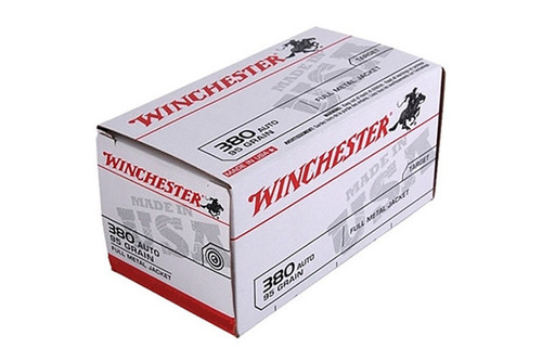 Winchester .380 acp 95 Grain FMJ - Range Pack - 200 Rounds/Box Ammo