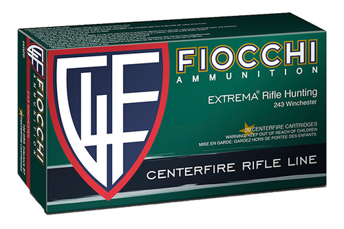 Fiocchi .243 Winchester 100 Grain PSP 20 Rounds / Box