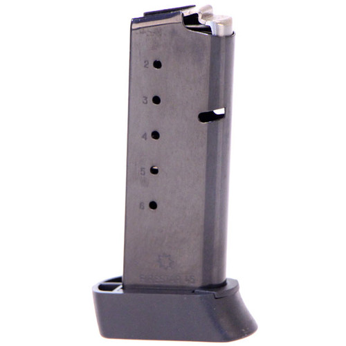 This is an extended 7 round factory magazine for the Star Firestar 45 acp, with a blue finish.