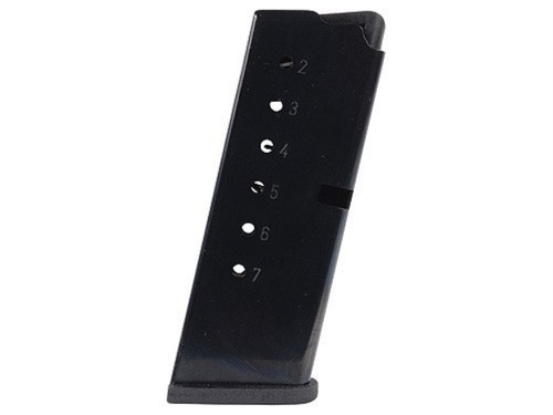 This is a factory Kel-Tec PF9 9mm magazine, 7 round capacity.