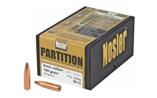 NOSLER Nosler Partition Partition 243 Caliber 35642