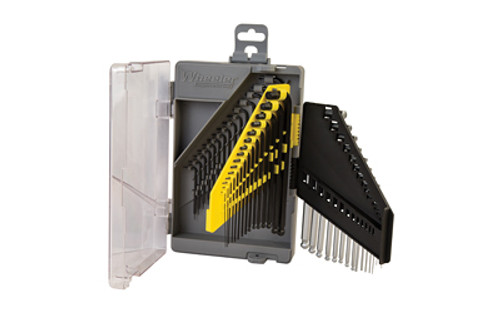 Wheeler SAE/Metric Hex & Torx Key Set Silver Steel 45 Pieces 1081959