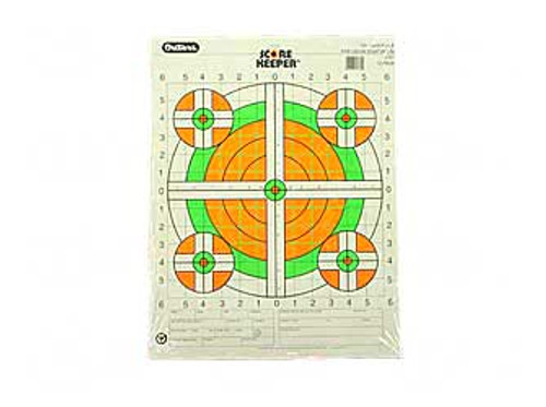 Champion Traps & Targets Target Flourescent Orange/Green Bulls 45761