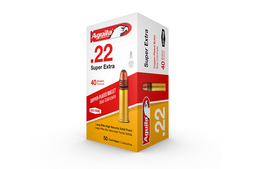 Aguila Ammunition - 22LR - 40 Grain - 50Rds/Bx - 1B220328