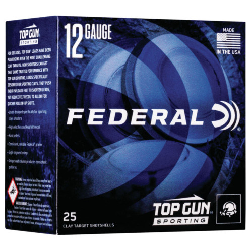 Federal - Top Gun - 12 Gauge - TGS128-7.5