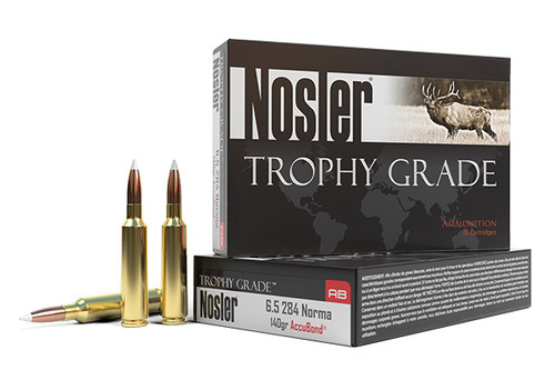 Nosler Ammunition - 6.5X284Norma - 140 Grain Accubond - 60040-NOS