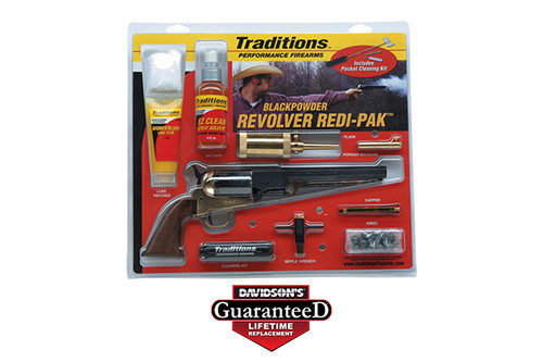 Traditions Revolver: Single Action - Black Powder Revolver Redi-Pak - 44 Blkpwdr - FRS18511