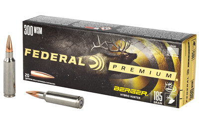 Federal Berger Hybrid Hunter  - Premium - 300 Winchester Short Magnum - P300WSMBCH1