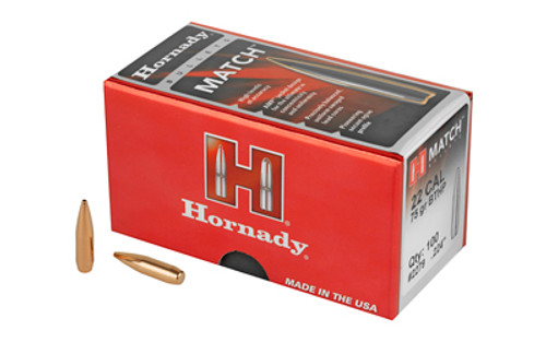 Hornady Match  BTHP  22 Caliber .224  75Gr.  2279