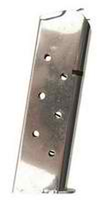 This is a 8 round stainless steel factory magazine for any 1911 45 ACP, made by Kimber.