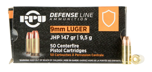 Ppu Defense, Ppu Ppd92       9mm         147 Jhp          50/20