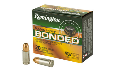 Remington Brass Jacketed Hollow Point  - Golden Saber - 9MM - 29341