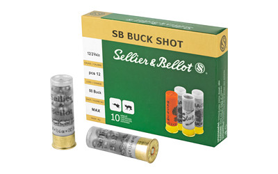Sellier & Bellot Buckshot  - Shotshell - 12 Gauge 2.75" - SB12BSE