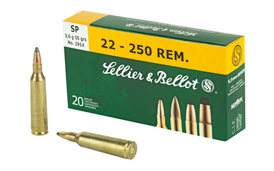 Sellier & Bellot Soft Point  - Rifle - 22-250 Remington - SB22250B