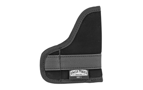 Uncle Mike's INSIDE-THE-POCKET HOLSTER - BLACK - AMBIDEXTROUS - SIZE 1  8744-1