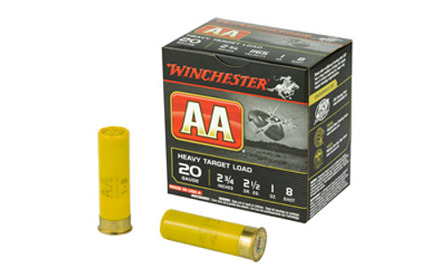 Winchester Ammunition Shotshell  - AA Heavy Target - 20 Gauge 2.75" - AAH208