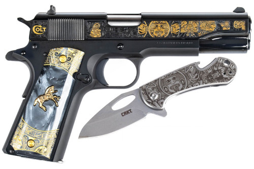 1911 Colt .38 Super - Talo - Aztec Empire - Serial # 500 - O1911C-38AZT