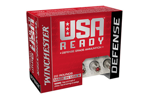 Winchester Ammunition - USA Ready Defense - 9MM+P - 124 Grain - 20 Rds/Bx - RED9HP