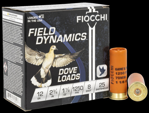 Fiocchi Game & Target, Fio 12gtx188  Dv/qu        11/8              25/10