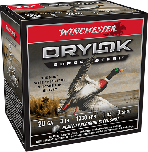 Winchester Ammo Drylock Super Steel, Win Xsm2033    3mag     1oz  Stl    25/10