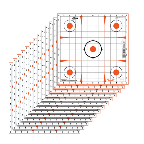 Allen Ez Aim Sight Grid Trgt - 12-pk 12"x12"