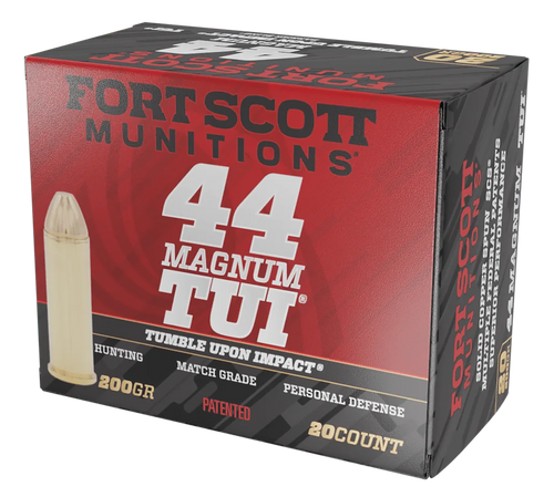Fort Scott Munitions Tui, Fsm 44mag-200-scv    44mag  200gr Tui        20/25
