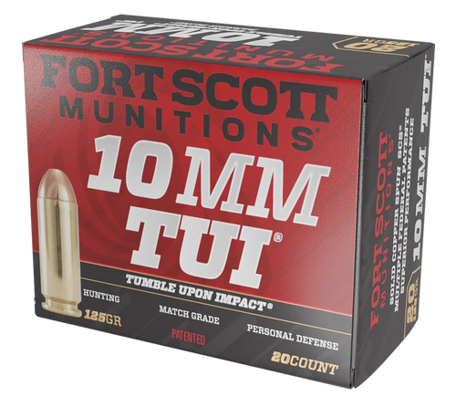 Fort Scott Munitions Tui, Fsm 10mm-124-scv     10mm   124gr Tui        20/25