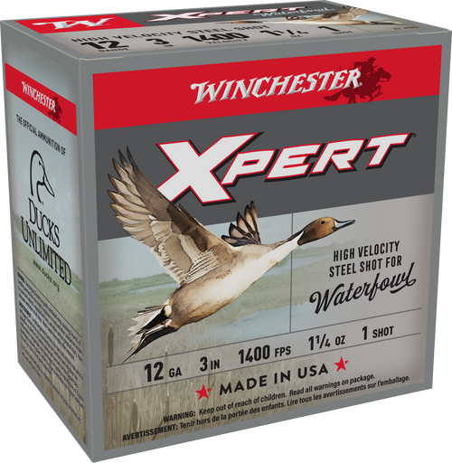 Win Ammo Xpert Steel 12ga. 3" - 1400fps. 1-1/4oz. #1 25-pack