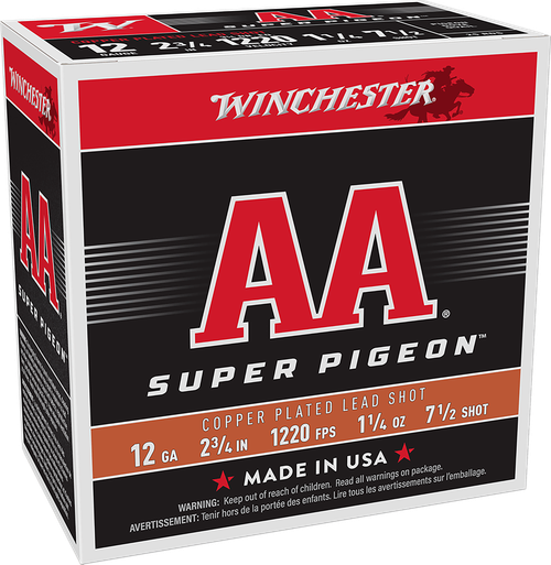 Winchester Ammo Aa, Win Aa12sp7    Sp Pigeon    11/4     25/10