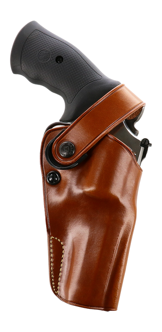 Galco DAO Belt Holster RH - Leather S&w X Fr 460 5" Tan