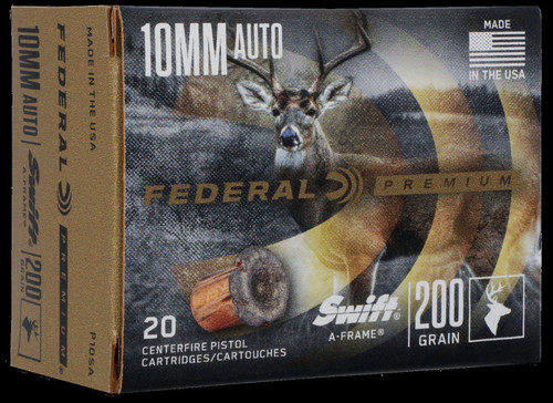 Fed Ammo 10mm 200gr. - A-frame JHP 20-pack