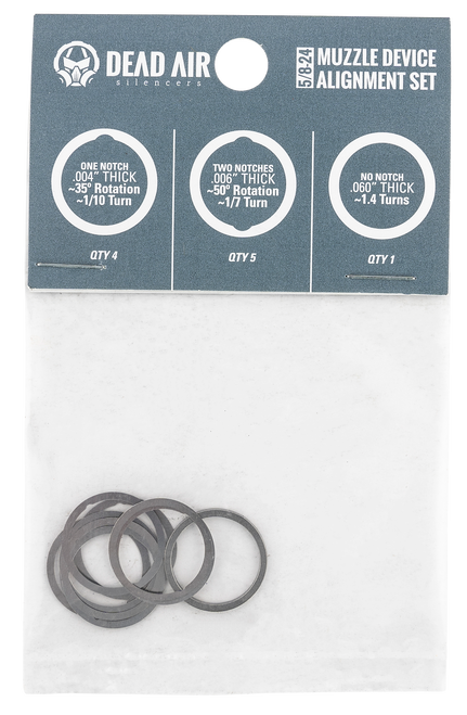 Dead Air , Deadair Da002      5/8-24 Shim Kit