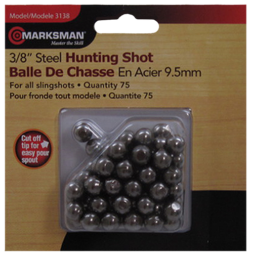 Marksman Marksman 3138, Mrk 3138     3/8in Steel Shot          75ct