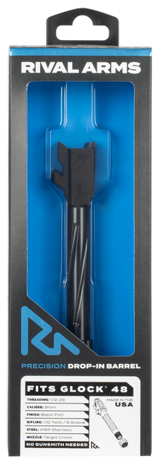 Rival Arms Precision, Rival Ra20g802a Brl Glock48 V1 Thrd Blk
