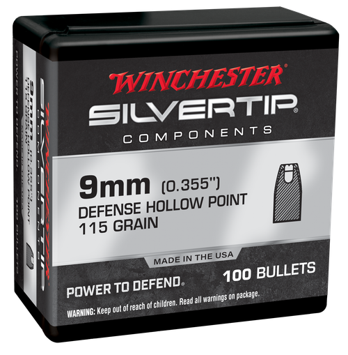 Winchester Ammo Centerfire Handgun, Win Wb9st115x  Bul 9mm   115 Sthp        100/10