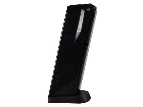 This is a 12 round factory magazine for the compact Baby Eagle 9mm, made by Magnum Research.
