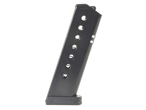 This is a 8 round factory magazine for the Sig Sauer 220 45ACP, made by Pro Mag.