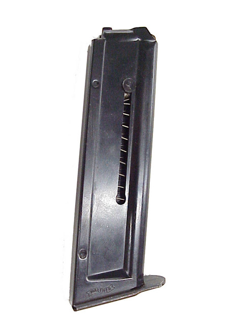 This is an 8 round factory magazine for the Walther p38 chambered in 22lr.
