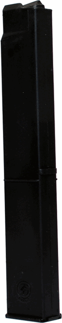 This is a factory Cobray magazine for the M11 9mm, 30 round capacity.
