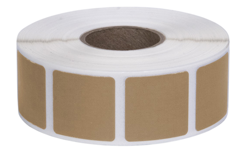 Action Target Inc Square Target Pasters, Action Past/br   Pastersbrown 1000 7/8 Sq Per Roll