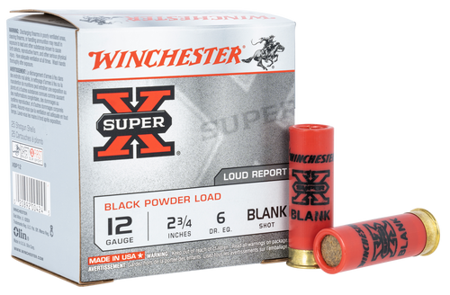 Winchester Ammo Super X, Win Xbp12w     Blk Pwd Blank         25/10