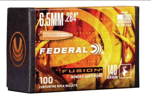 Federal Fusion Component, Fed Fb264f2     Bull .264 140fus       100/4